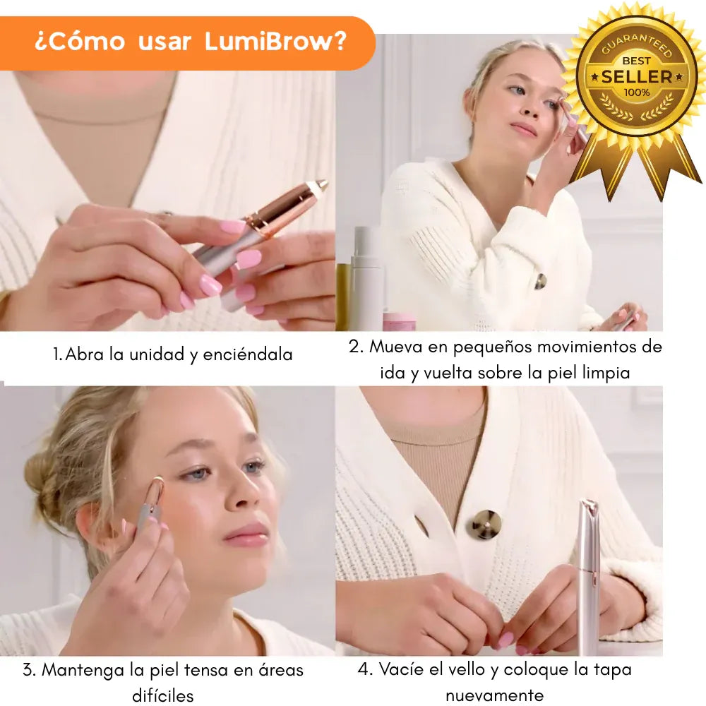 LumiBrow® - Removedor moderno de cejas eléctrico