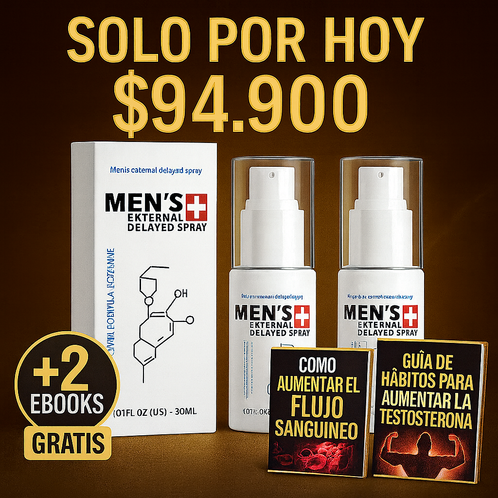 Duronix™️ – Spray Retardante Masculino para Máximo Control, Placer y Confianza ✅