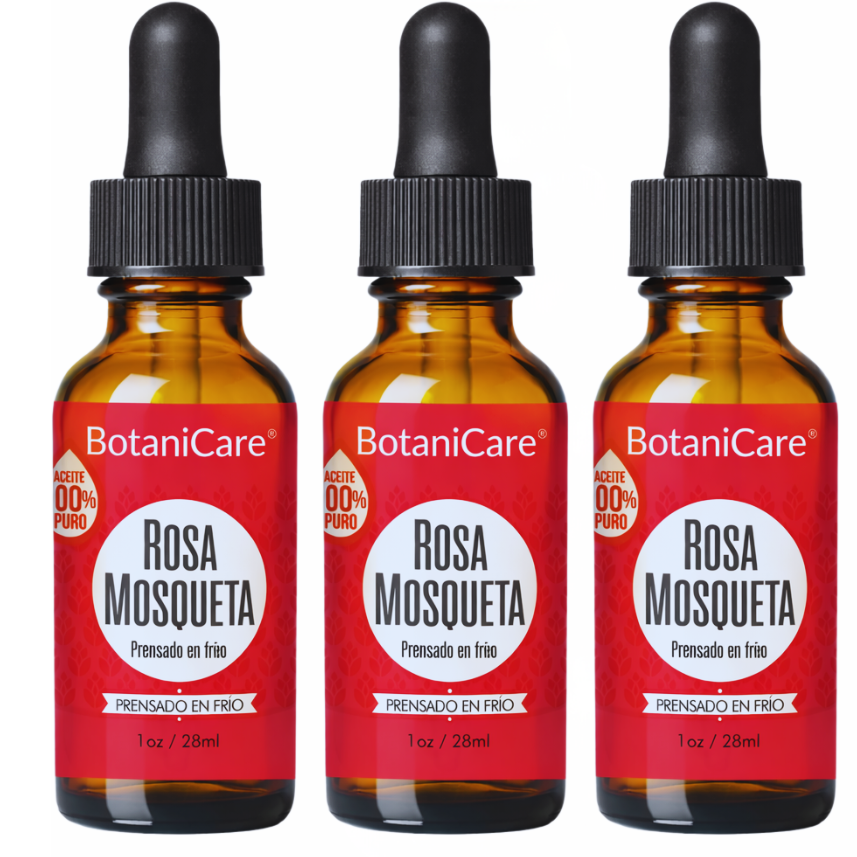 BotaniCare™ Aceite de Rosa Mosqueta Puro – Reduce Cicatrices, Estrías y Manchas